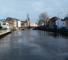 The River Lee through Cork.